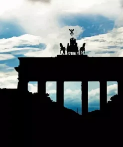Brandenburg Gate Silhouette Diamond Painting