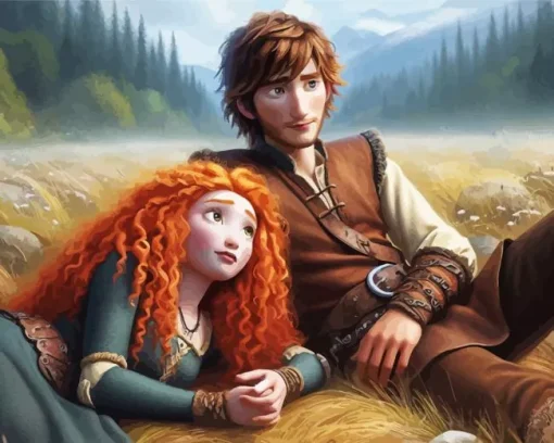 Brave Merida Boyfriend Diamond Painting