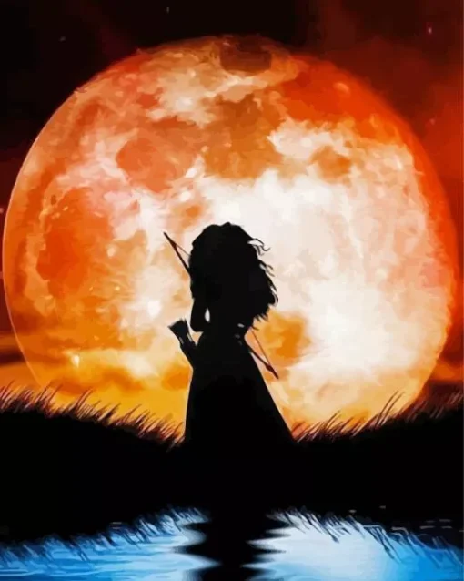 Brave Silhouette Diamond Painting