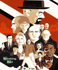 Breaking Bad Characters Diamond Painting