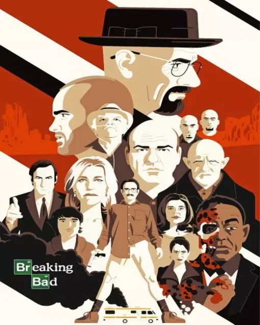 Breaking Bad Characters Diamond Painting