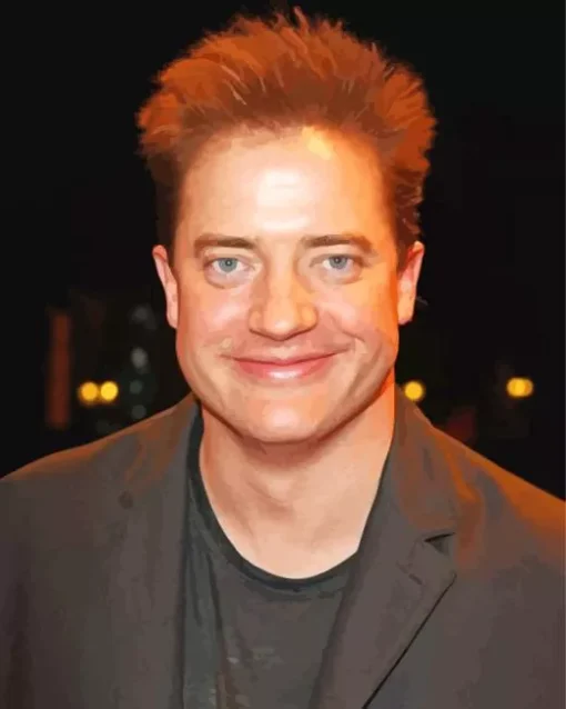 Brendan Fraser Smiling Diamond Painting