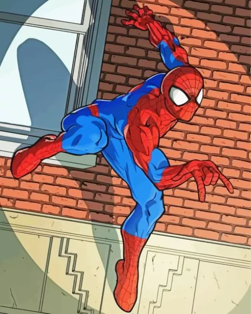 Brick Wall Spider Man Diamond Painting