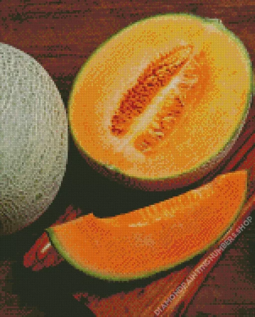 Cantaloupe Melon Diamond Painting