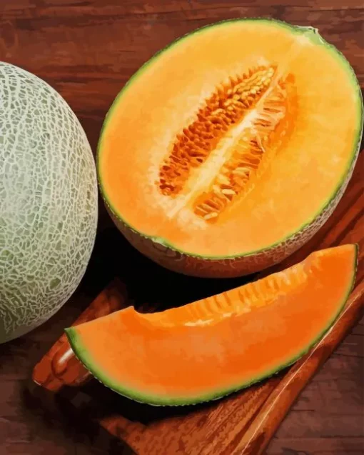 Cantaloupe Melon Diamond Painting
