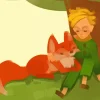 Cartoon Boy And Fox Diamond Painting