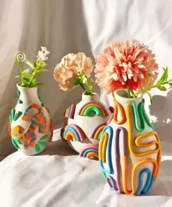 Ceramic Vases Diamond Painting
