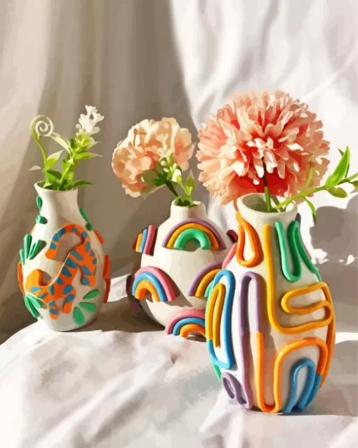 Ceramic Vases Diamond Painting