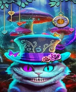 Cheshire Cat Art Diamond Painting
