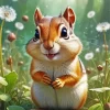 Chipmunk Face Animal Diamond Painting