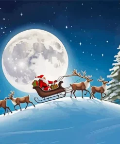Christmas Sleigh Diamond Painting