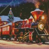 Christmas Train Diamond Painting