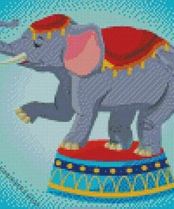 Circus Elephant Diamond Painting