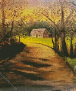 Cool Dirt Road Art Diamond Painting