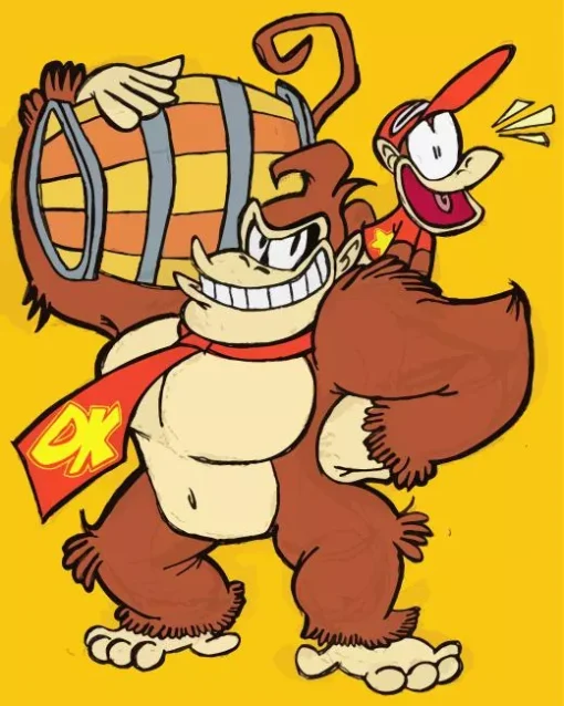 Cool Donkey And Diddy Diamond Painting