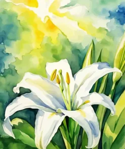 Cool Easter Lily Art Diamond Painting