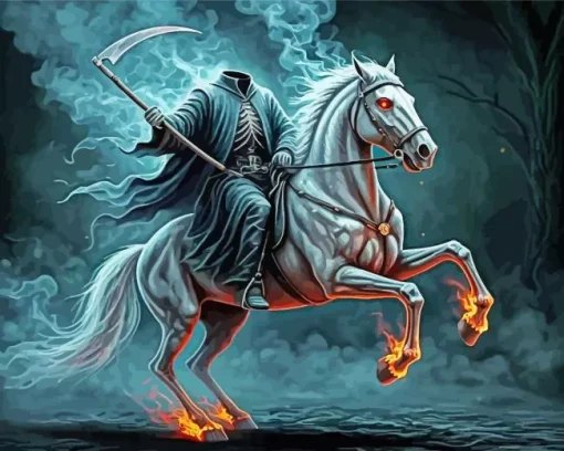 Cool Headless Horseman Diamond Painting