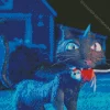 Coraline Cat Diamond Painting