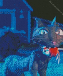 Coraline Cat Diamond Painting