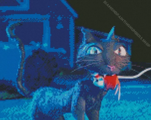 Coraline Cat Diamond Painting