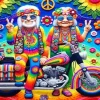 Cute Hippie Couple Diamond Painting