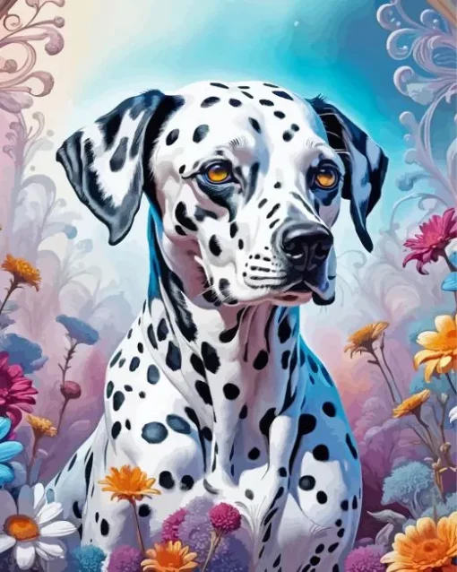 Dalmatian Dog Pet Diamond Painting