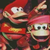 Diddy Kong And Donkey Kong Diamond Painting
