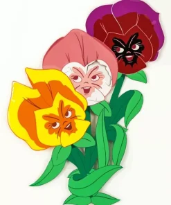 Disney Alice In Wonderland Flowers Art Diamond Painting