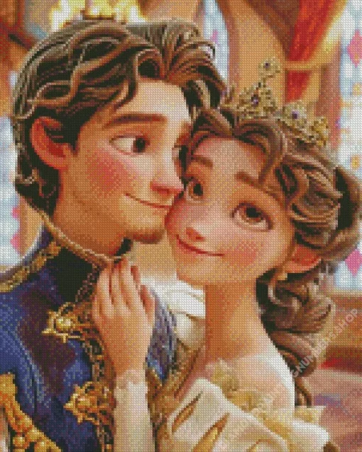 Disneyland Couple Art Diamond Painting