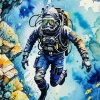 Diver Diamond Painting