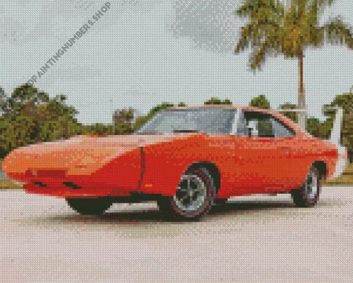 Dodge Charger Daytona Diamond Painting