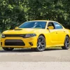 Dodge Charger Yellow Art Diamond Painting