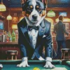 Dog In Tuxedo Art Diamond Painting