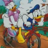 Donald Duck With Daisy Diamond Painting