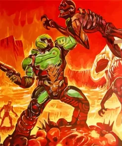 Doom Eternal Diamond Painting