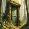 Door In A Forest Diamond Painting