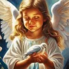 Dove And Angel Diamond Painting