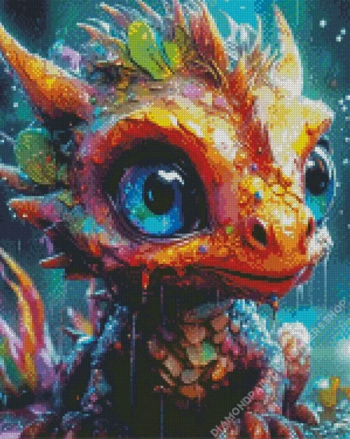 Dragon Baby Art Diamond Painting