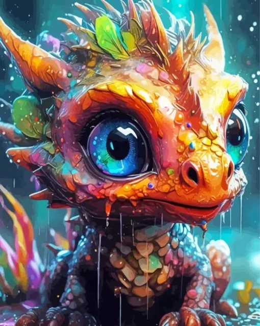 Dragon Baby Art Diamond Painting