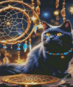 Dream Catcher Black Art Diamond Painting