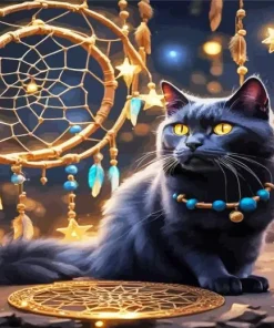 Dream Catcher Black Art Diamond Painting