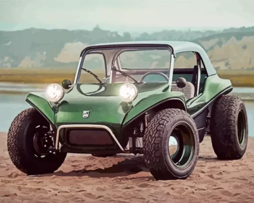 Dum Buggy Art Diamond Painting