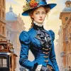 Edwardian Lady Diamond Painting