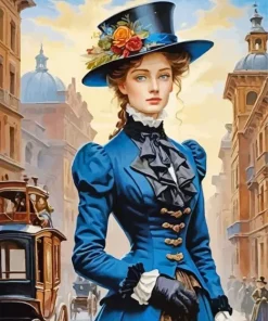 Edwardian Lady Diamond Painting