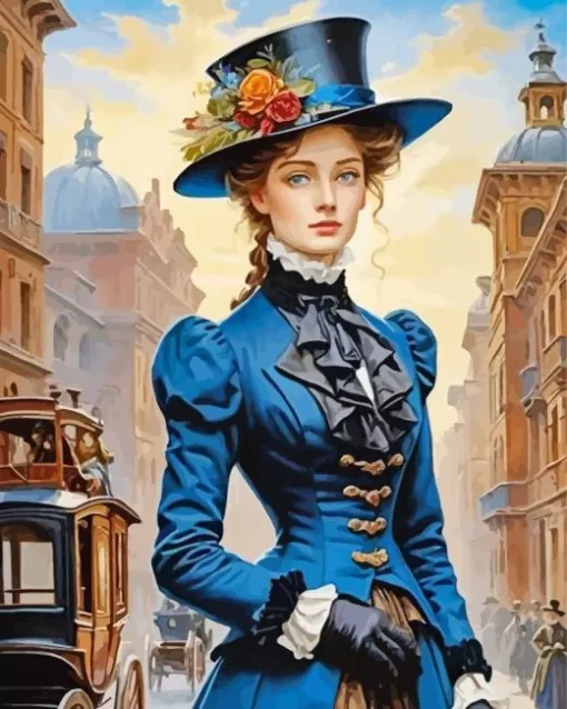Edwardian Lady Diamond Painting