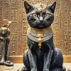Egyptian Black Cat Diamond Painting