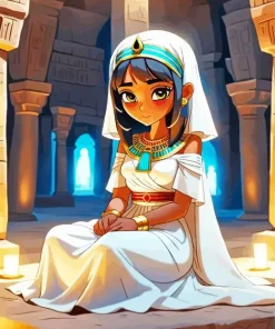 Egyptian Girl Diamond Painting