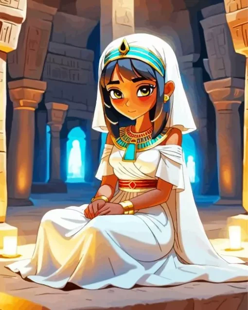 Egyptian Girl Diamond Painting