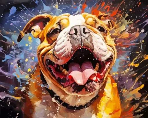 English Bulldog Diamond Painting