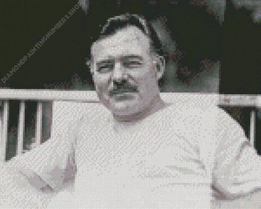 Ernest Hemingway Diamond Painting